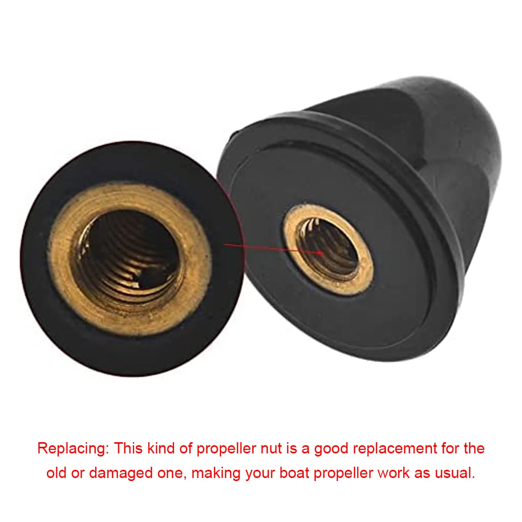 

Boat Propeller Nut Professional Ship Outboard 4HP 5HP Prop Replacement Maintenance Repairing Fixing Installation Part
