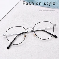 pure titanium frame glasses unisex optical glasses spring hinges eyeglasses anti blue ray spectacles myopia glasses