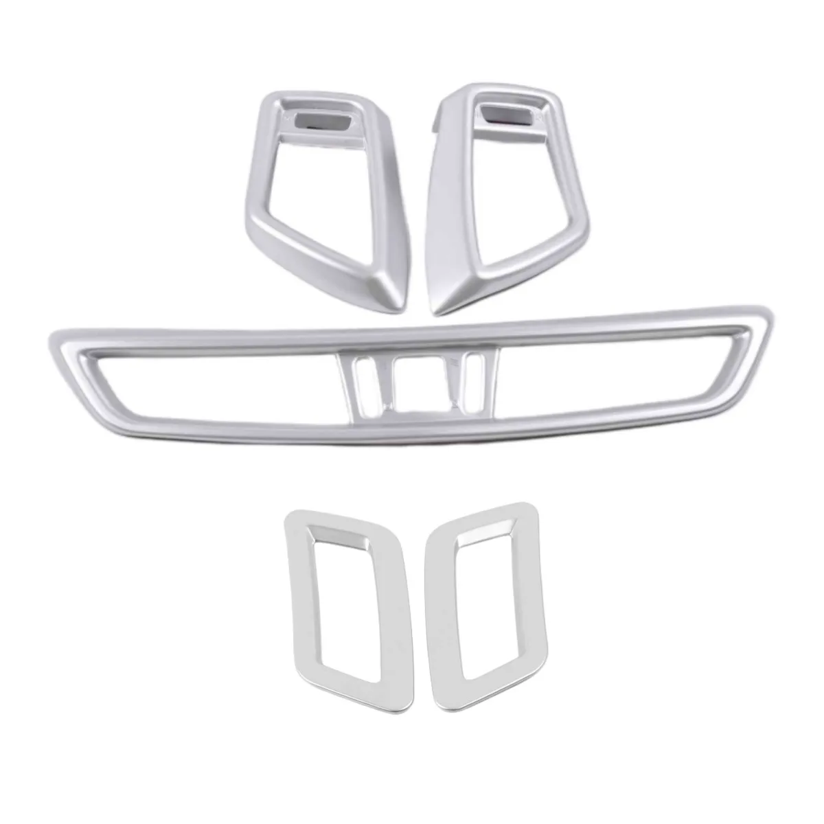 

ABS хромированная передняя консоль автомобиля, вентиляционное отверстие, накладка для Nissan X-Trail XTrail Rogue T32 2014-2020 2021, аксессуары