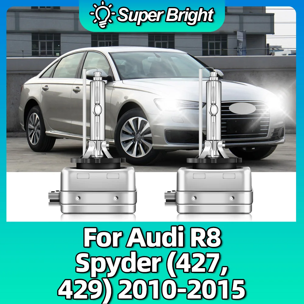 2 шт. лампы HID ксеноновые фары D1S 6000K 8000K 12000K для Audi R8 Spyder (427 429) 2010 2011 2012 2013 2014 2015