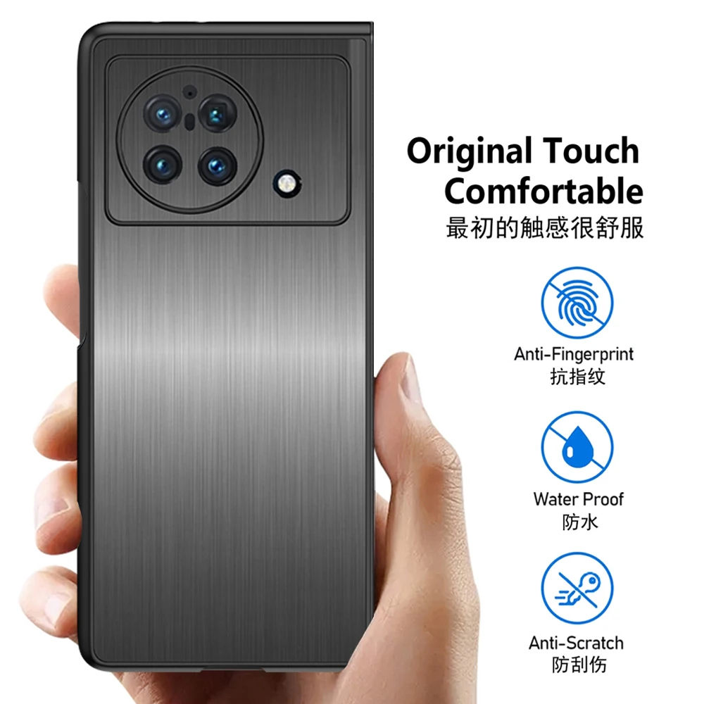 Najtaniej Luksusowe Ze Stali Nierdzewnej Telefon Etui Na VIVO X Krotnie Obudowa Odporna Na Wstrząsy Miękka Metalowa Obudowa Zderzaka VIVO XFOLD Pokrywa