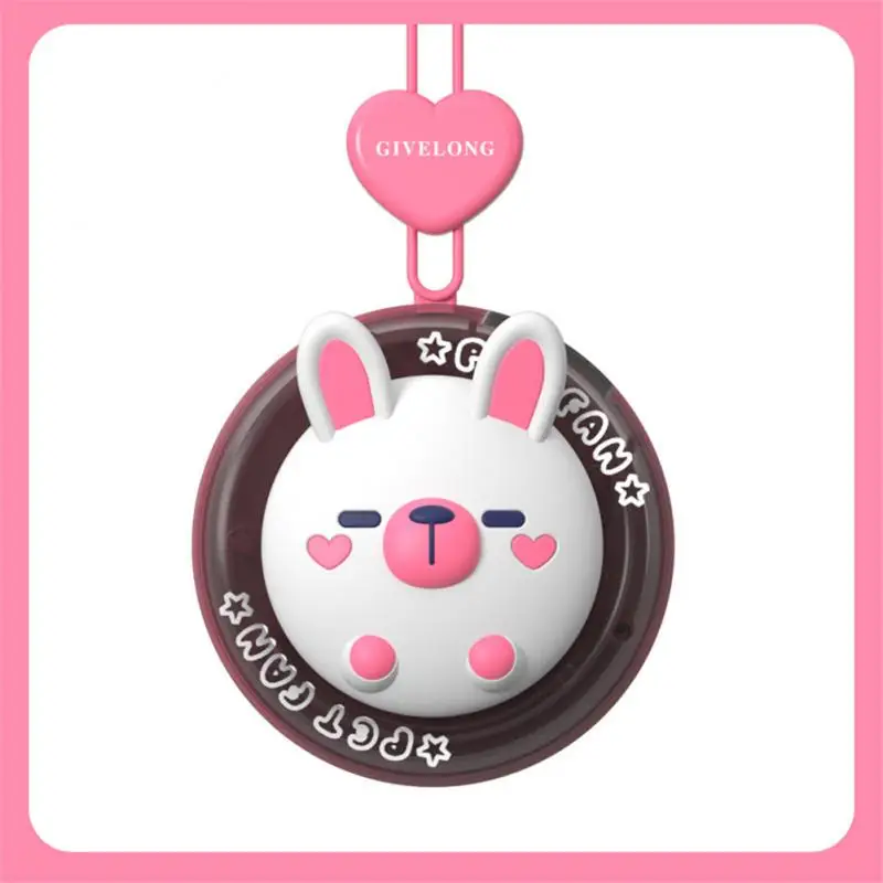 

Usb Charging Cooling Fans Mute Multi Function Hanging Neck Fans Portable Air Cooler Charge Fan For Home Office Mini Small Fan