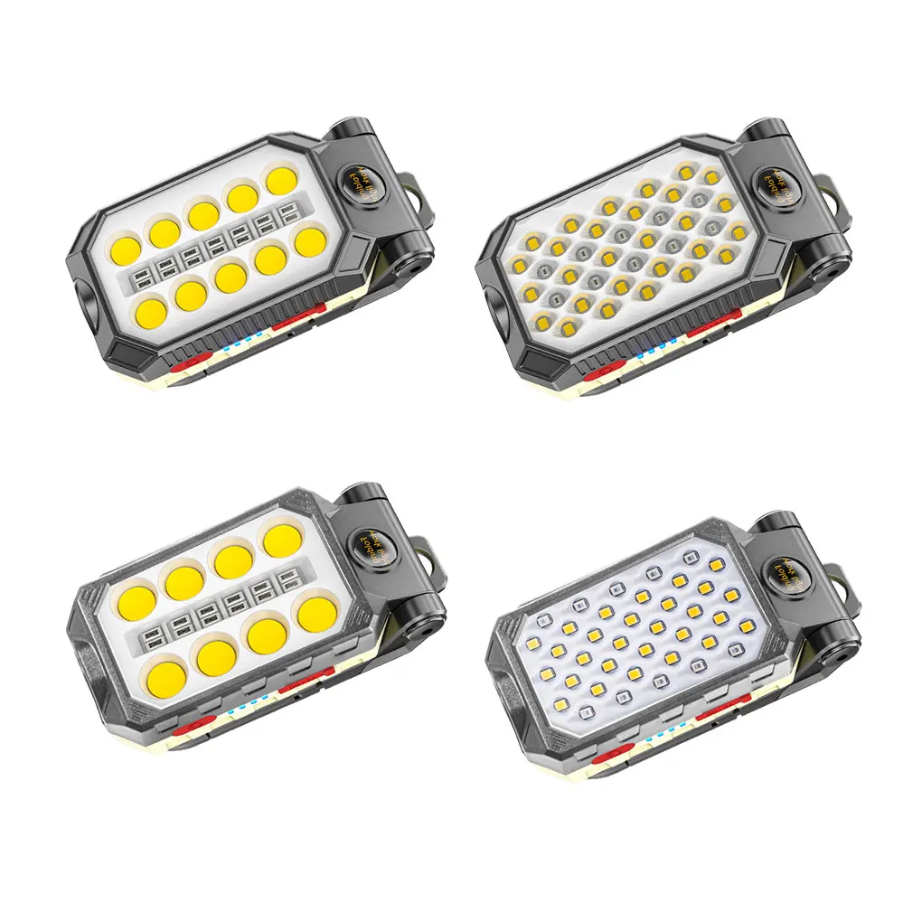 

LED Rechargeable Work Light Flashlight Camping Lantern Warning Lights