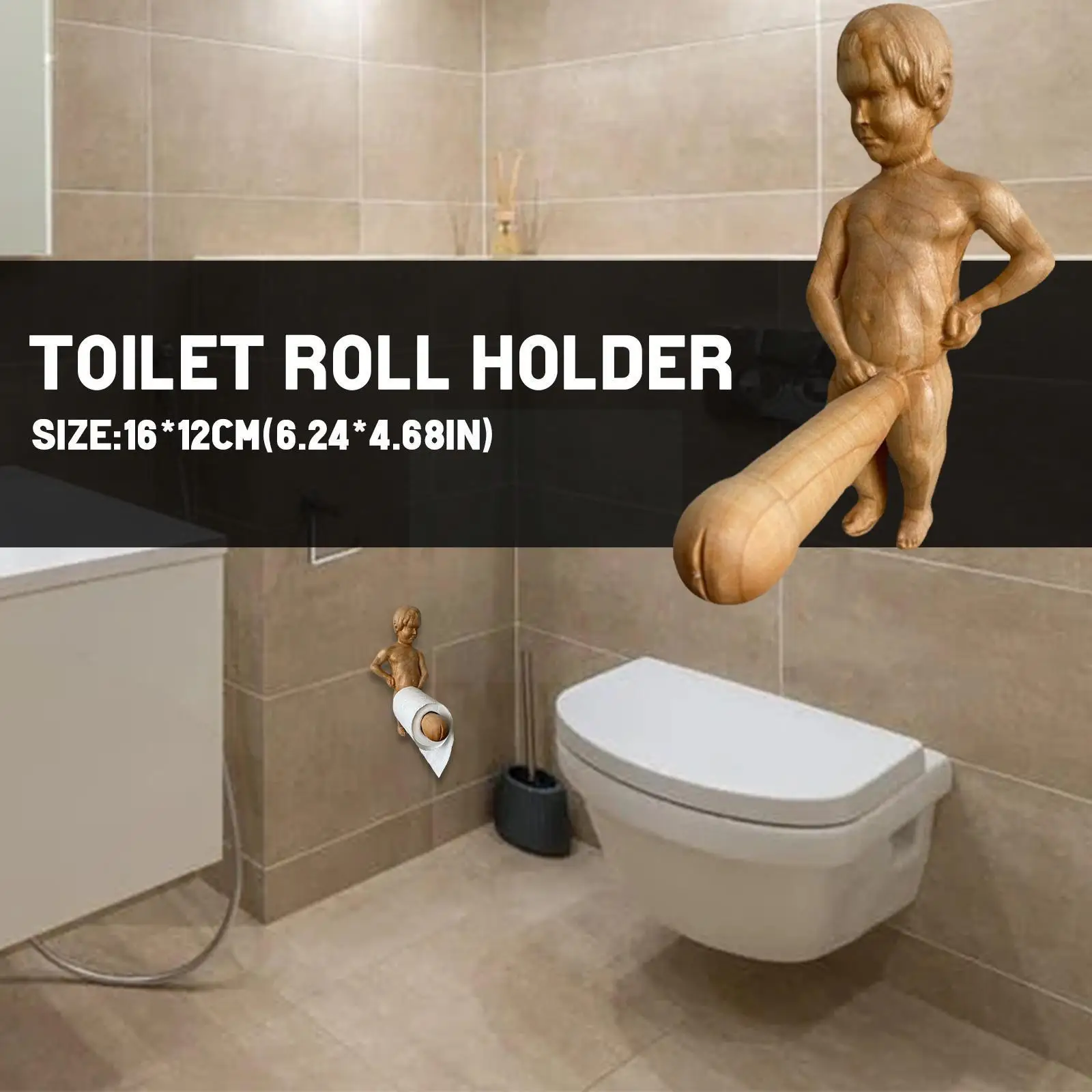 

Wood Tissue Holder Kitchen Roll Paper Towel Holder Vertical Napkins Kitchen Tissue Toilet Storage Bathroom Home Rack Stand L7K9