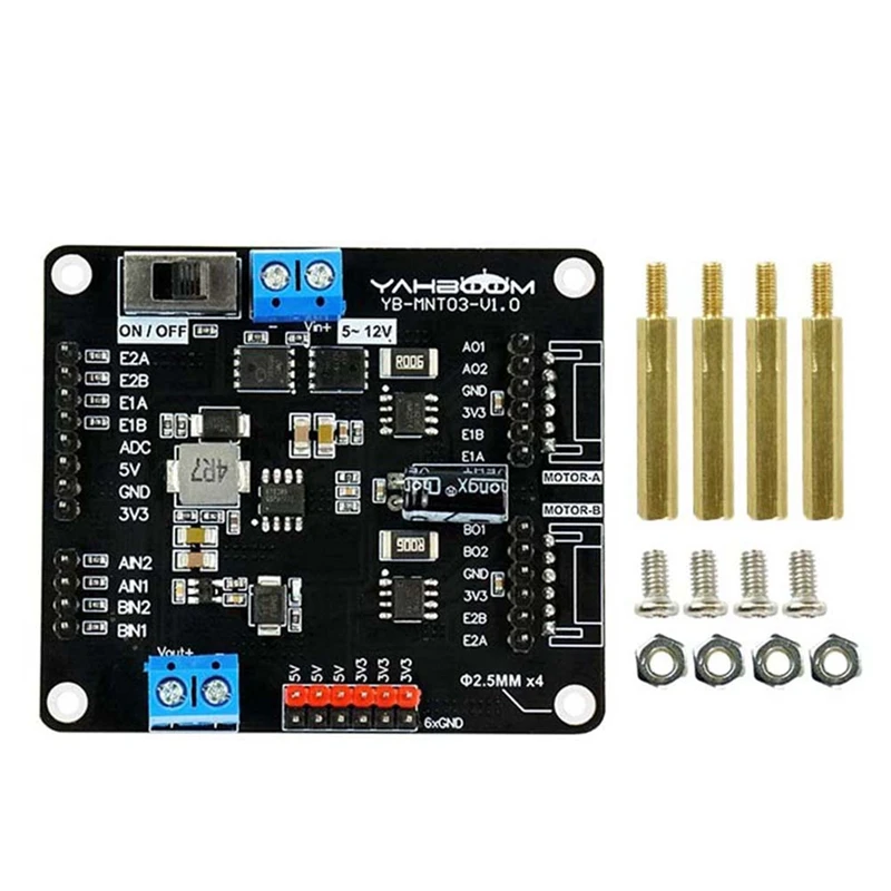 

1 Set Drive Module DC Motor Drive Module 2-Channel Robot Car Electronic Design Competition Dedicated Module