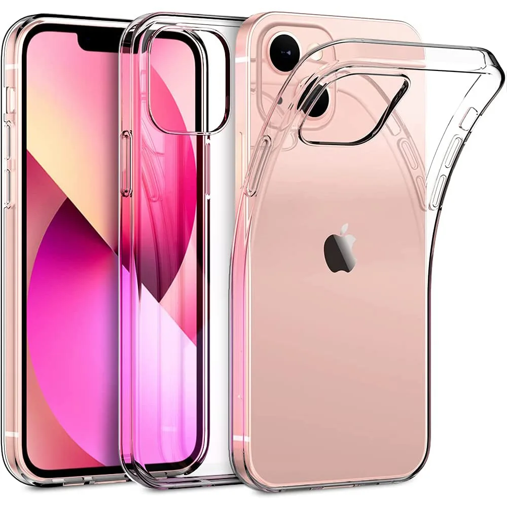 

Ultra Thin Silicone Case for IPhone 13 12 Mini 11 Pro Max Clear Soft Transparent Silicon Case for IPhone 12 13 11 Pro Max Fundas