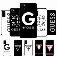 guess triangle letter brand phone case for samsung galaxy s20lite s21 s21ultra s20 s20plus s21plus 20ultra