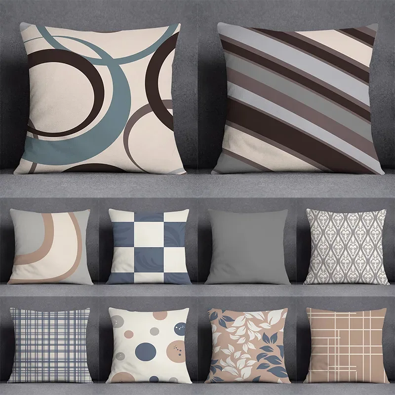 

Декоративная наволочка в скандинавском стиле, 45x45 см