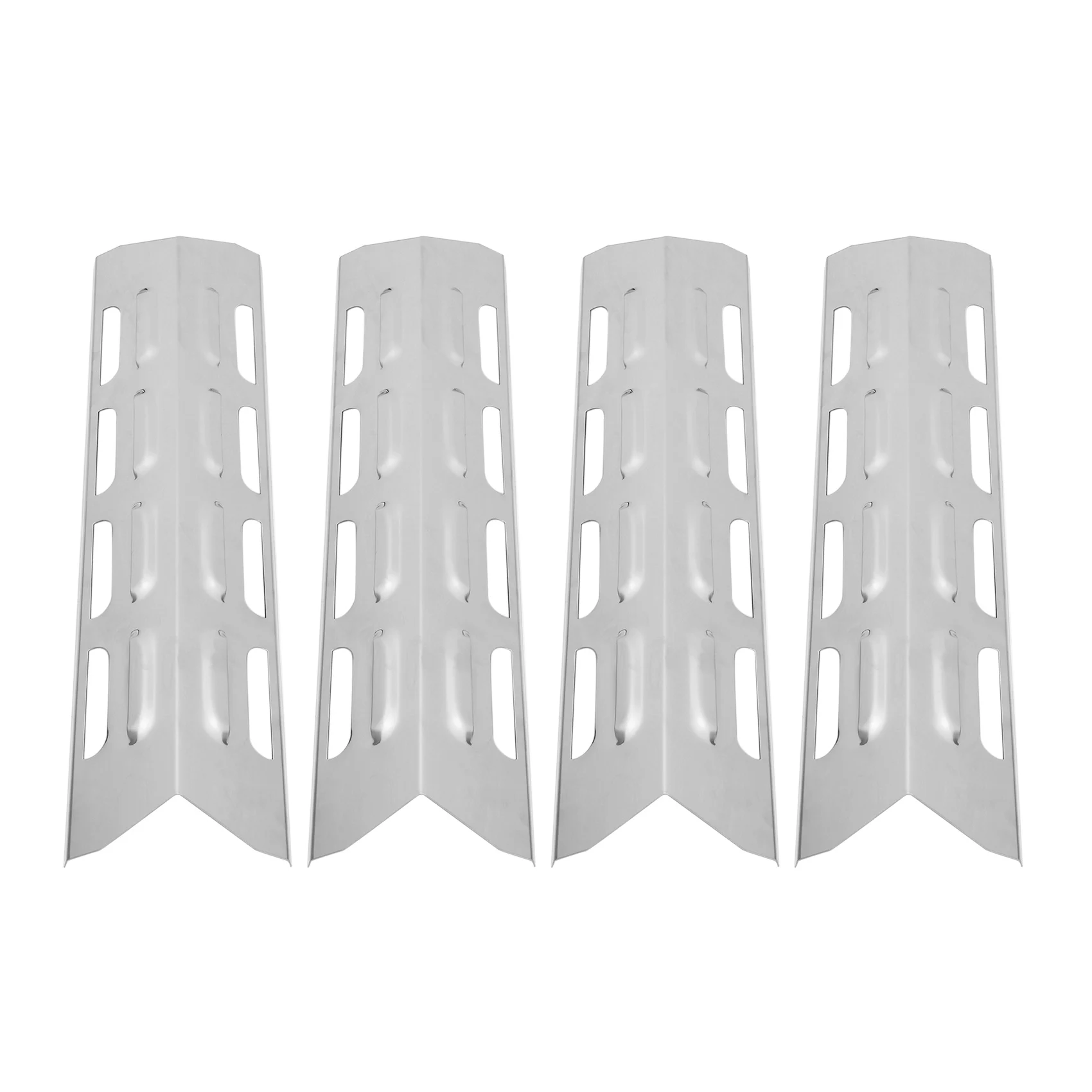 

4Pcs Heat Plate for Kenmore, Master Forge, Perfect Flame, Stainless Steel Heat Diffuser Gas Grill Spare Part for Outback