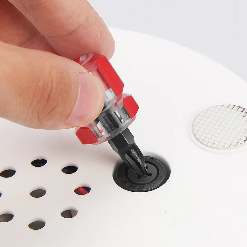 Мини-отвертка двойного назначения шлицевая отвертка Philips маленькая с прозрачной