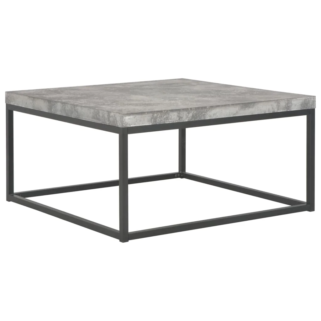 

Coffee Tables Living Room Modern Coffe Table Decor 75x75x38 cm Concrete Look