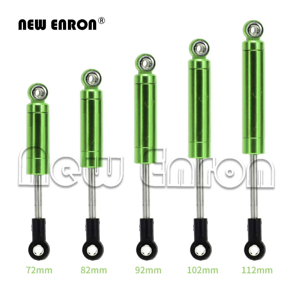 

Новинка, алюминиевый зеленый амортизатор ENRON 72-112 мм Int, амортизатор 1:10, Радиоуправляемый автомобиль Tamiya Kyosho Axial HPI Crawlers, автомобильные грузовики CC01 SCX10