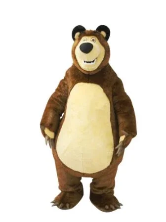 

Big Bear Ursa Grizzly Mascot Costume Suits Cosplay Party Game Fancy Dress Outfit Advertising Promotion Carnival Halloween Parade