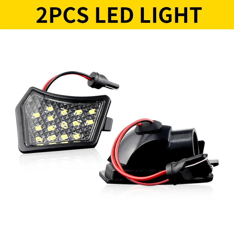 

2 шт. светодиодные фонари для Volvo V40 V50 S60 S80 XC90 и Jaguar XJ XF XE, лампа под зеркалом OEM 30779436 C2C37089, без ошибок