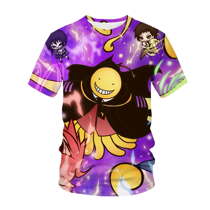 

Assassination Classroom 3D Print Streetwear Couple Pattern Casual Short Sleeve Street Hip Hop T-Shirts Oversized Men T-Shirt