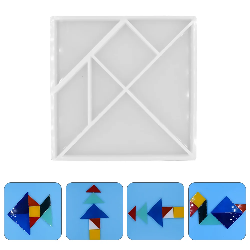 

Mold Jewelry Resinmolds Tangram Silicone Casting Diy Set Bracelet Puzzles Craft Crystal