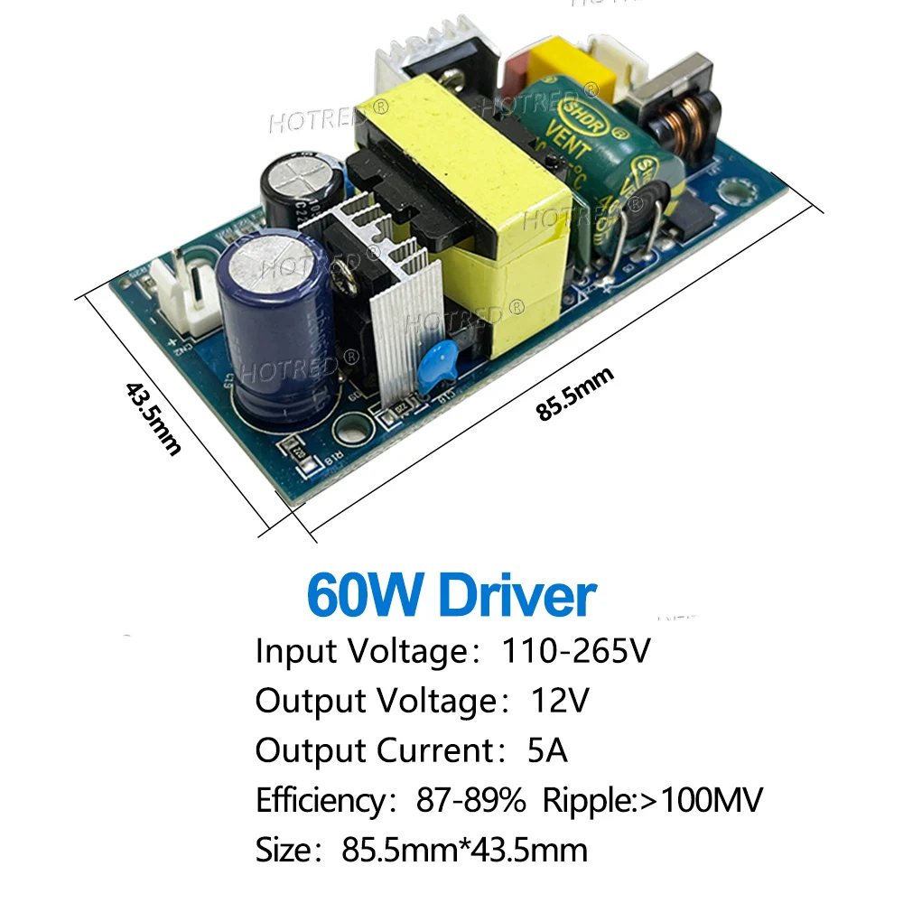 

HotRed трансформатор освещения 12В 60Вт