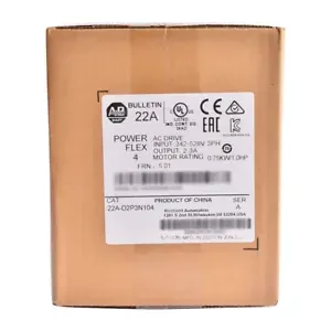 

Новый профиль переменного тока Allen-Bradley 22B-D2P3N104 22BD2P3N104 PowerFlex 40