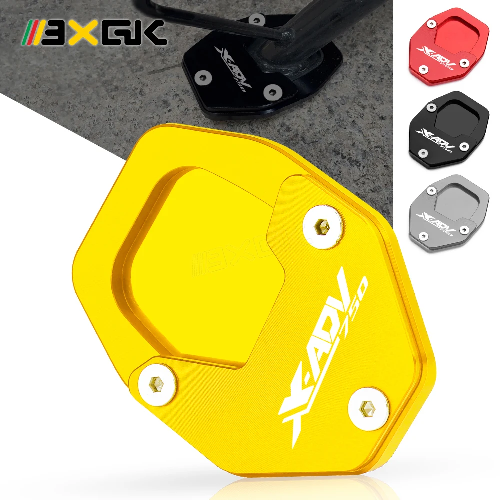 

CNC Motorcycle Accessories Foot Side Stand Pad Plate Kickstand Enlarger Support Extension For HONDA X-ADV 750 XADV 750 2021 2022