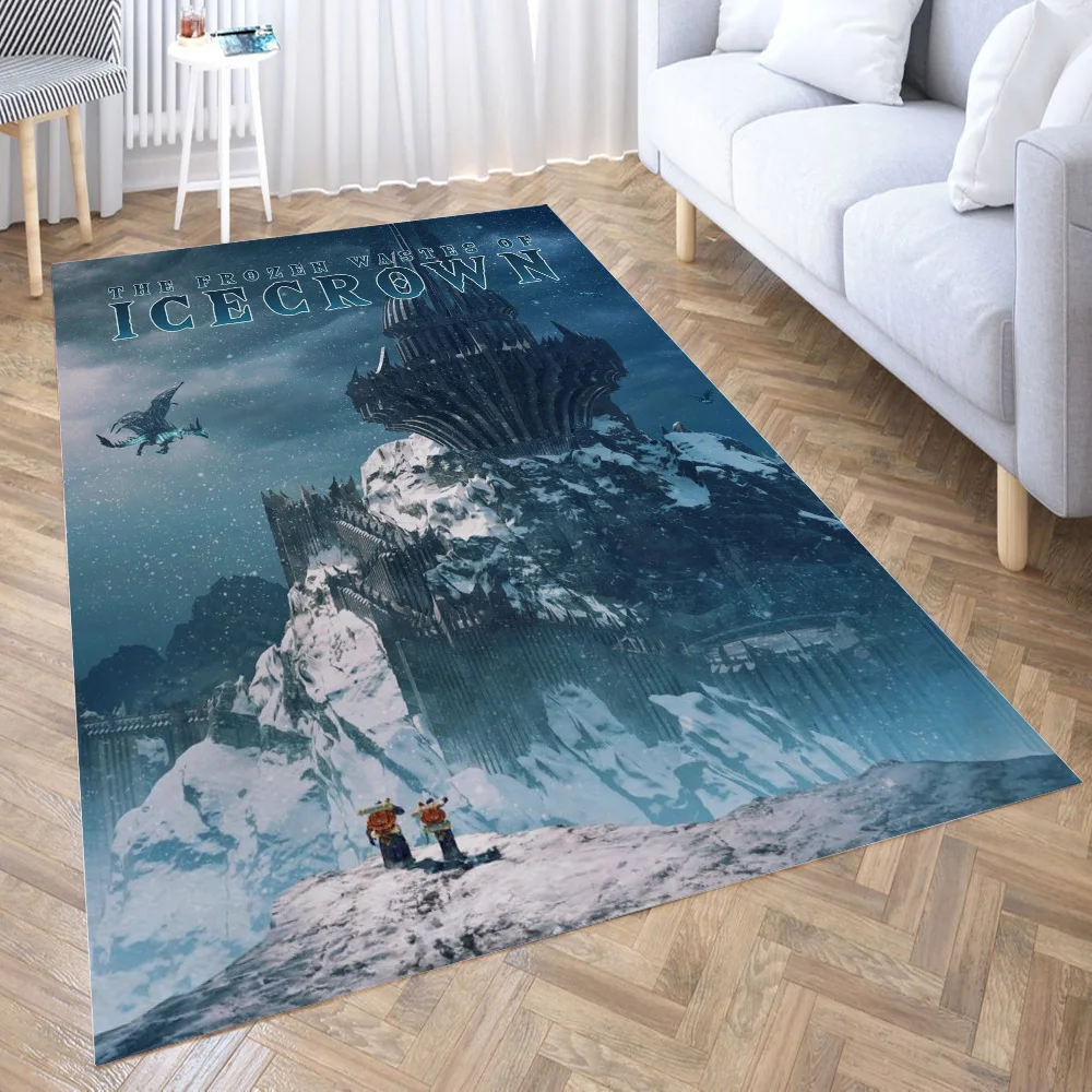 

Icecrown Novel 3D Carpet Living Room Kitchen Entrance Door Mat Anti-slip Floor Rug Bathroom Area Hallway Mats