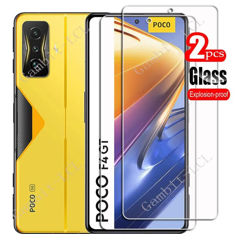 

2 шт. для Xiaomi Poco F4 GT 6,67 дюйма HD закаленное стекло, Защитная пленка для экрана телефона PocoF4GT 21121210G