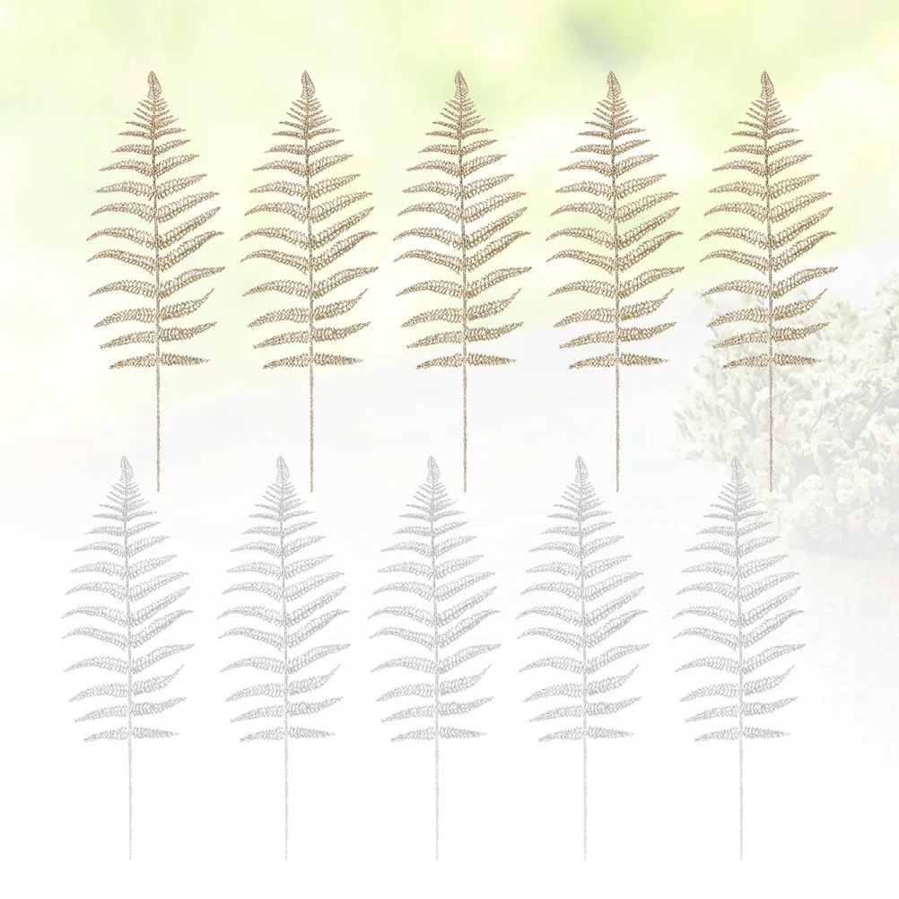 

Christmas Leaves Poinsettia Tree Flowers Glitter Photo Decor Fall Lifelike Props Decoration Tropical Palmartificial Ornaments