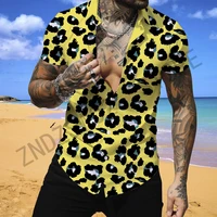 mens clothing fashion hawaiian shirt luxury man summer shirts party essentials streetwear vintage clothes quick dry trend 5xl