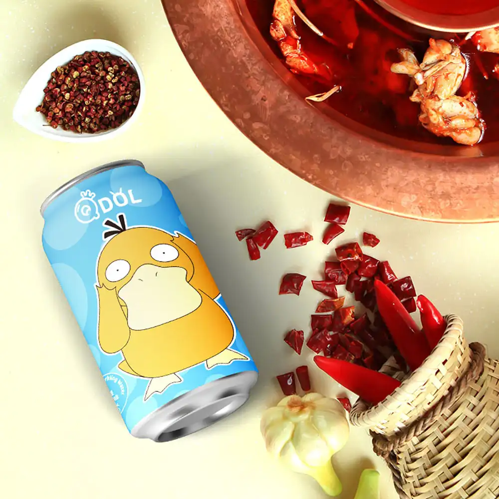 QDOL Hinata Летняя газированная вода со вкусом цитрусовых - Pokemon Edition 330 мл