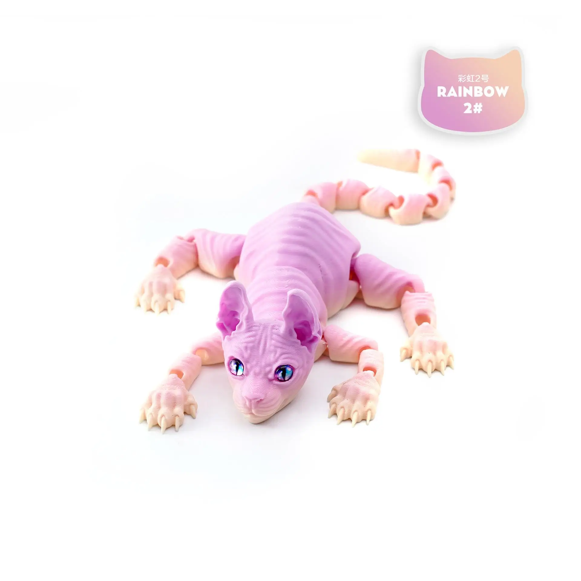 

Шарнирная 3D-печать игрушка кошка