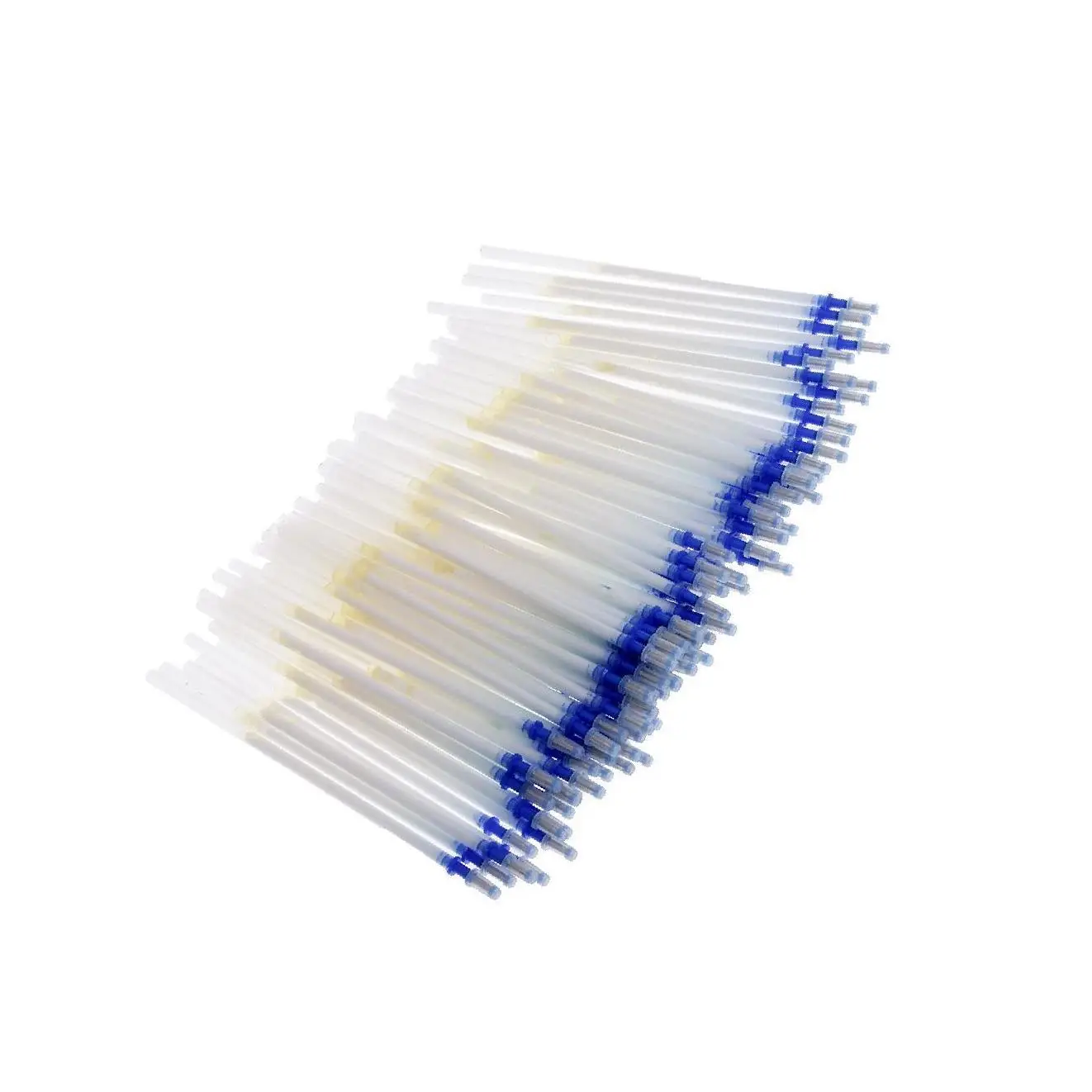 

100pcs Leather Sliver Line Painting Pen Mercury Sliver Refill Pen White