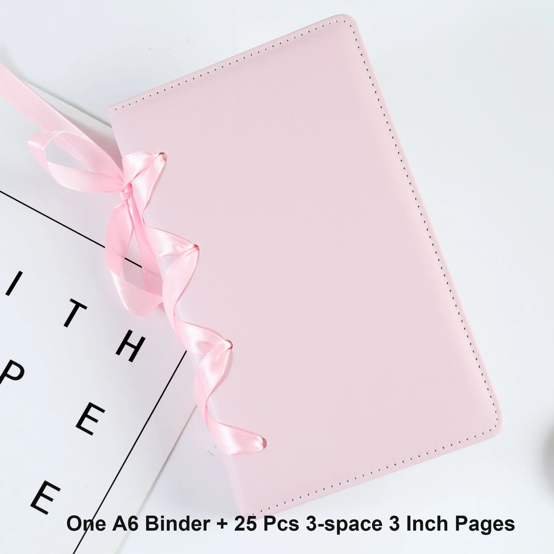 

A6 из искусственной кожи с 6 кольцами, переплет для ноутбука, персональный планировщик с копчиками, спиральный переплет с 25 шт., 150 карманов, 3 дюйма страницы