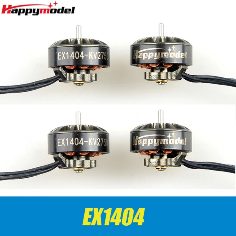 Happymodel EX1404 1404 KV4800 3S KV2750 KV3500 4S бесщеточный двигатель 1 5 мм для FPV гоночного