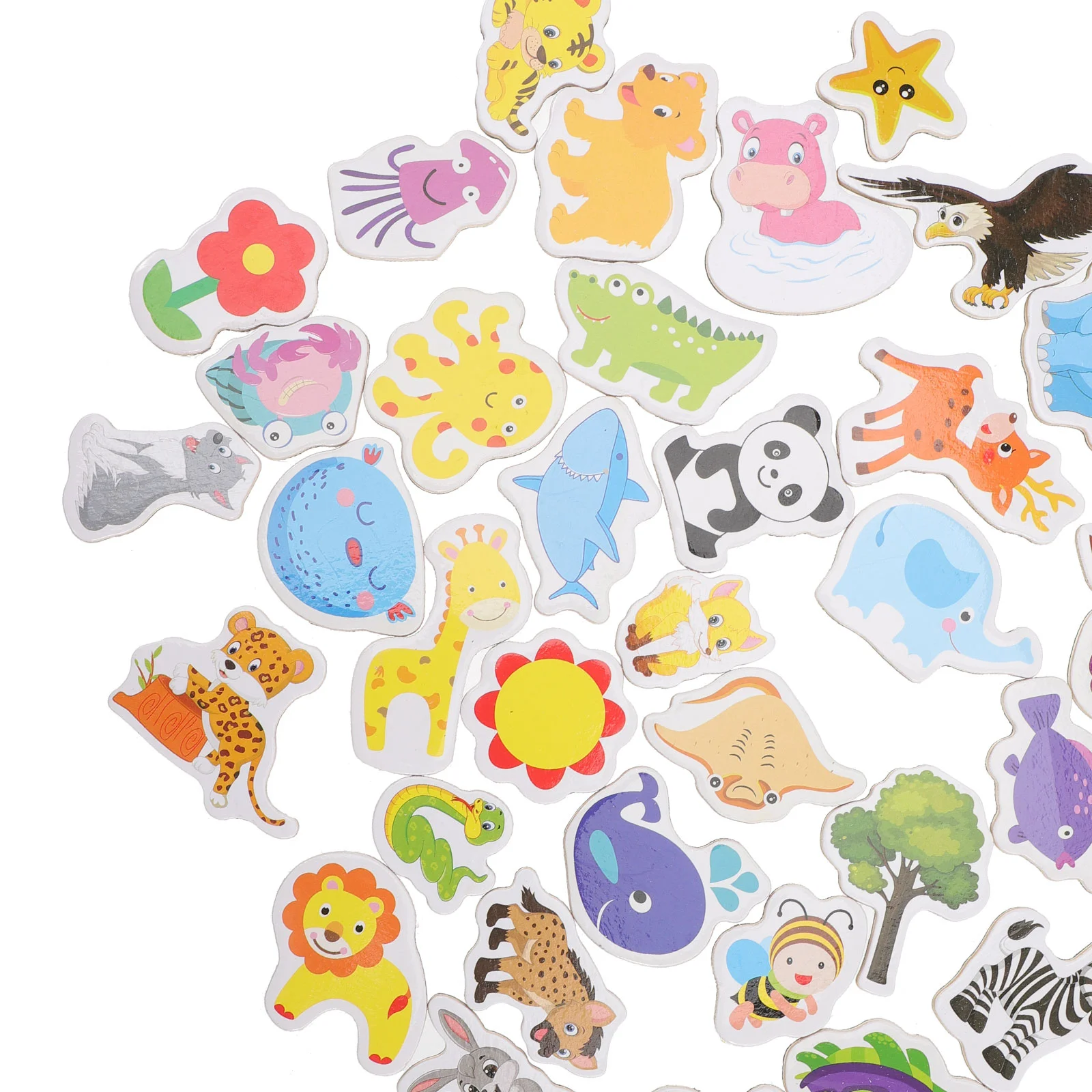 

36pcs Funny Cartoon Educational Jungle Stickers Jungle Wall Decals Jungle Theme Nursery Decors Nursery Wall Decals