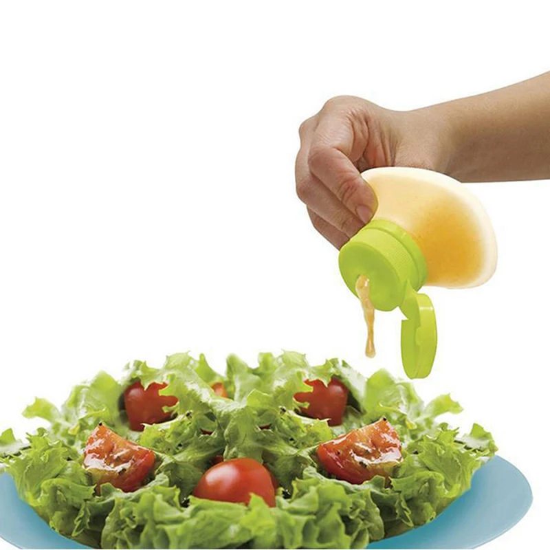 

1Pc Mini Condiment Squeeze Bottle Dispenser Household Condiment Sub-Packing Bottle Kitchen Gadgets