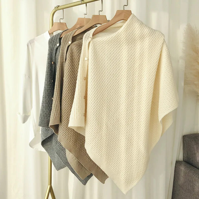 

Korean Female Wool Knit Neck Guard Fake Collar Winter Warm Women Windproof Shawl Warm Scarve Female Small Scarf False Collars