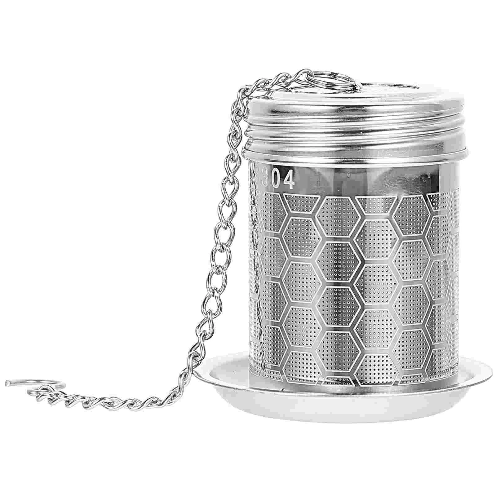 

Tea Strainer Infuserfilter Loose Mesh Leaf Fine Diffuserstainless Steeper Leaves Steel Seasoning Kitchen Infusers Pot Basket Cup