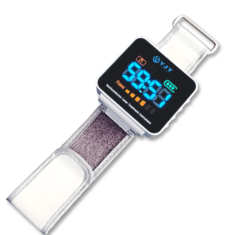 

Factory 650nm handy medical equipment cold laser therapy device production health wrist watch
