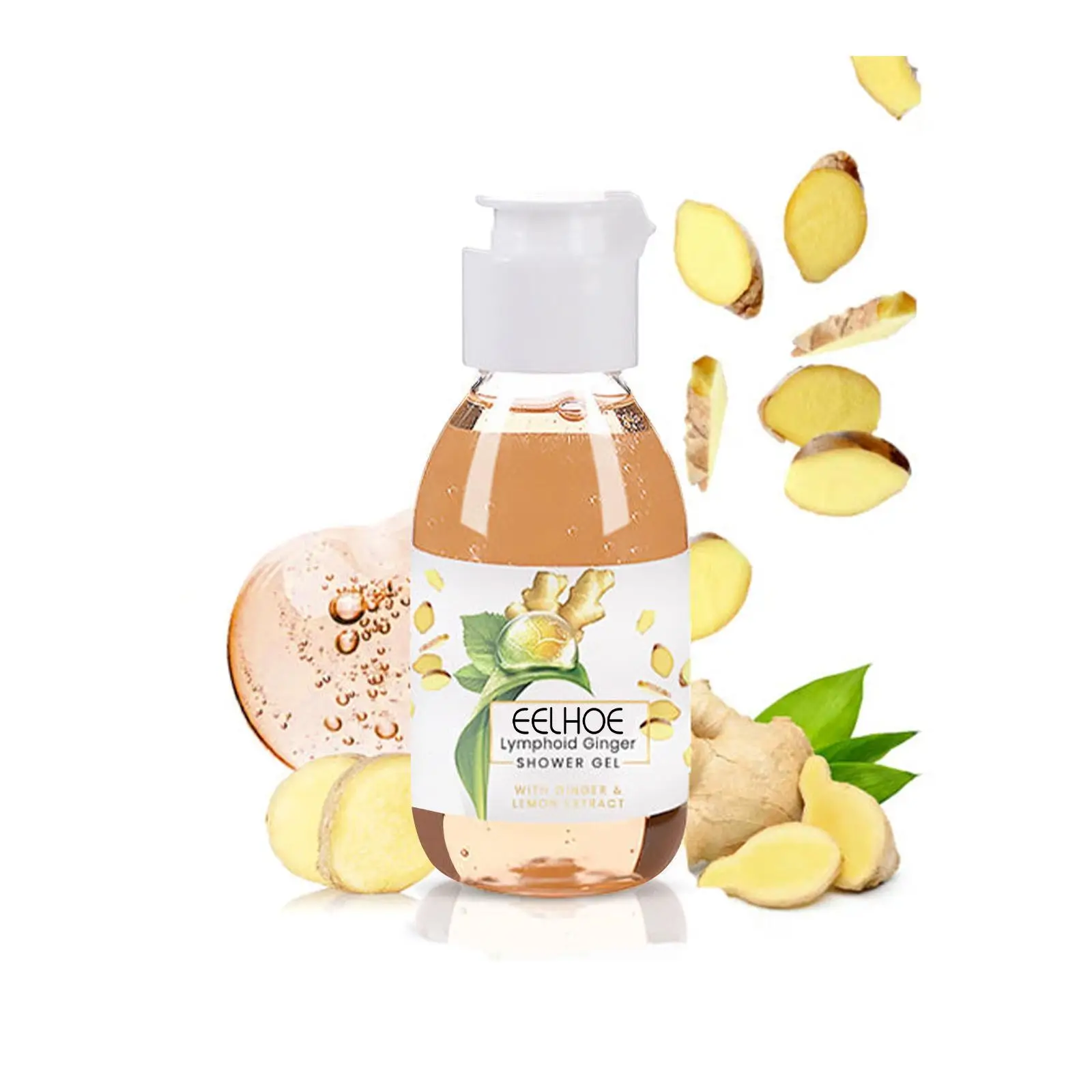

50ml Ginger Slimming Losing Weight Cellulite Remover Lymphatic Drainage Herbal Shower Gel Beauty Health Firm Body Care
