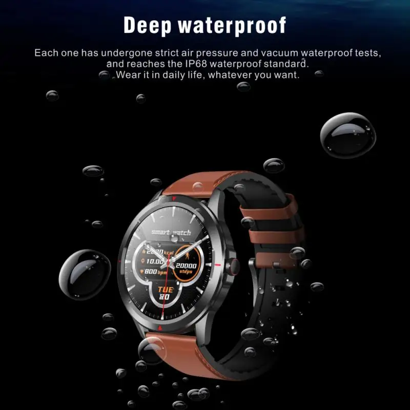 

Smart Watch Heart Rate And Blood Pressure Monitor 1.32 Inch Full Touch Screen Waterproof 35 Days For Standby Smart Bracelet