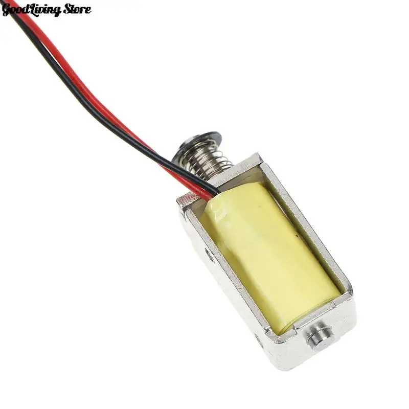 1 шт. 5 Вт 12 В постоянного тока всасывающий микро-Электромагнит с пружинным