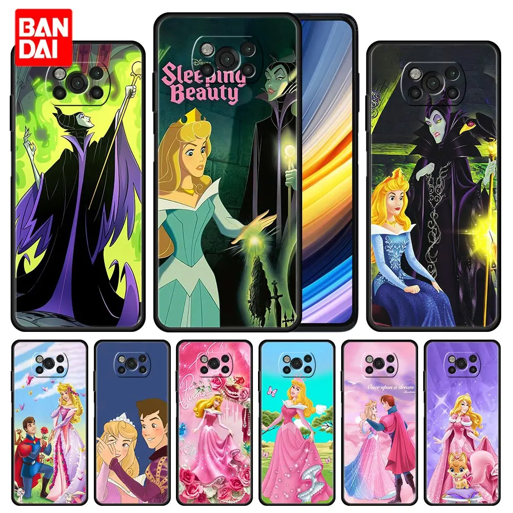 

Aurora Disney Princess Case for Xiaomi Mi Poco X3 NFC F3 Redmi Note 9s 9 9A 9C 8 10 11 9T 8T 10T K40 Pro Plus Bag Cover Silicone