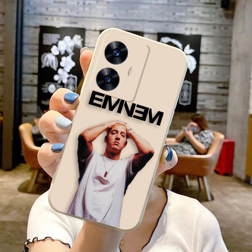 Чехол для телефона Hip Hop Singer e-Eminem Realme C65 C63 C53 C35 C55 C33 C30 C21Y C20 C12 C11 GT 2 XT NARAO 20 30 50 Case Funda