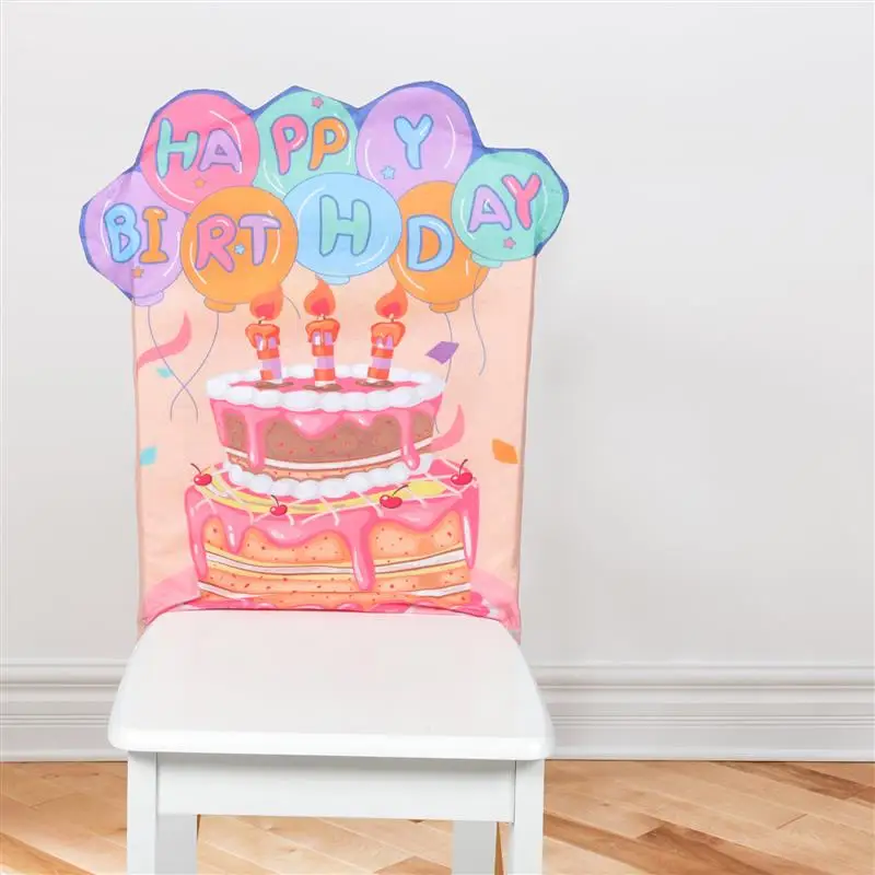 Cover Decorative Cover Chair Seat Cover Birthday Happy Props