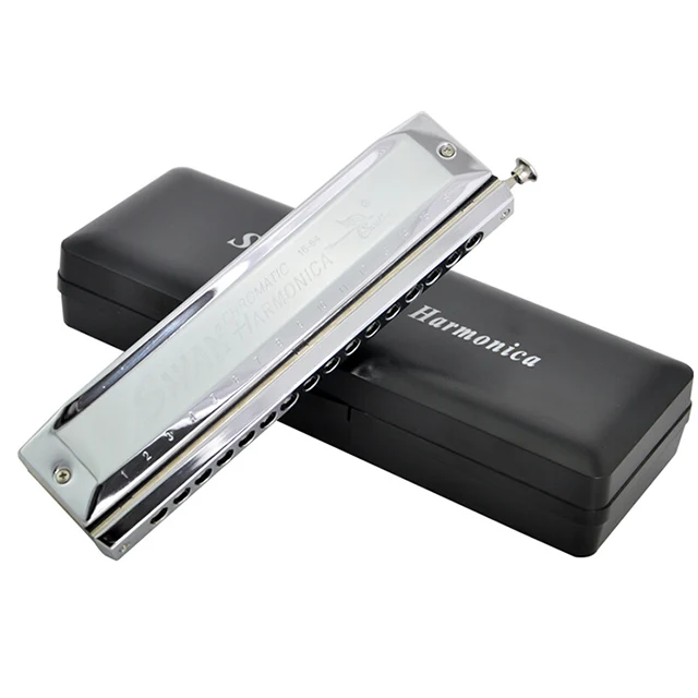 

SW1664-2 Hole 48 Tone Thick Blow Mouth Practice Playing Chromatic Harmonica