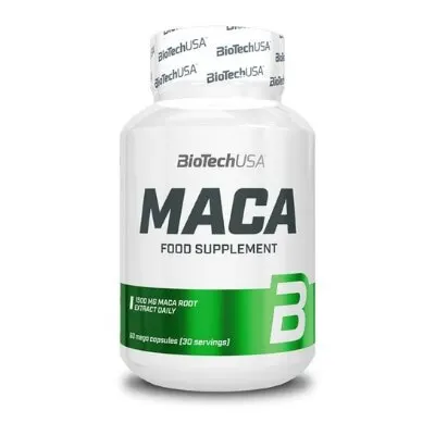 Экстракт корня Мака Lepidium meyenii БАД для здоровья мужчин / BioTechUSA Maca 60 таблеток | Спорт
