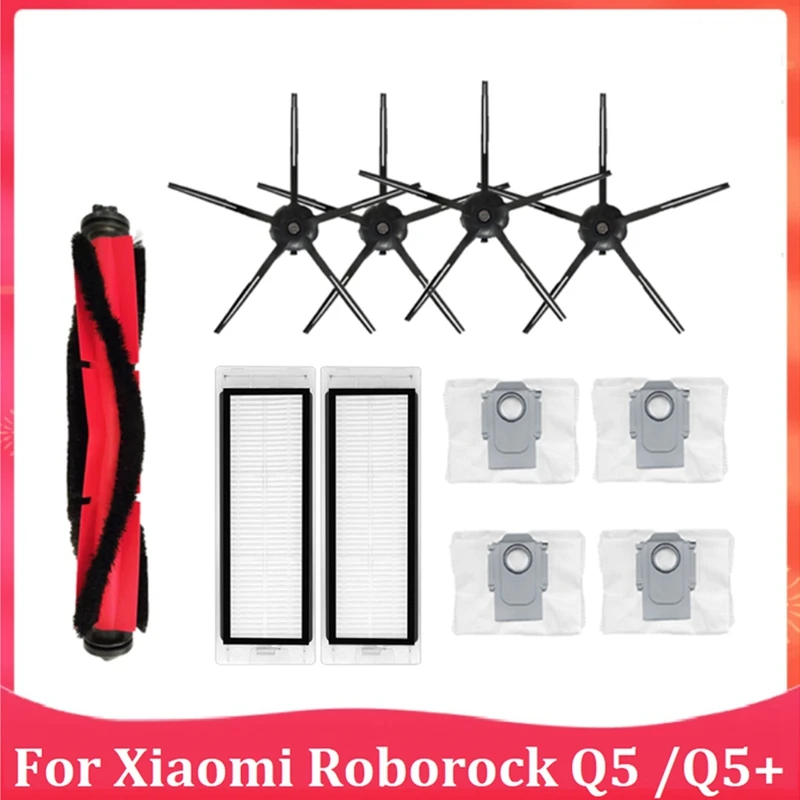 

11 шт., запчасти для пылесоса Xiaomi Roborock Q5 /Q5