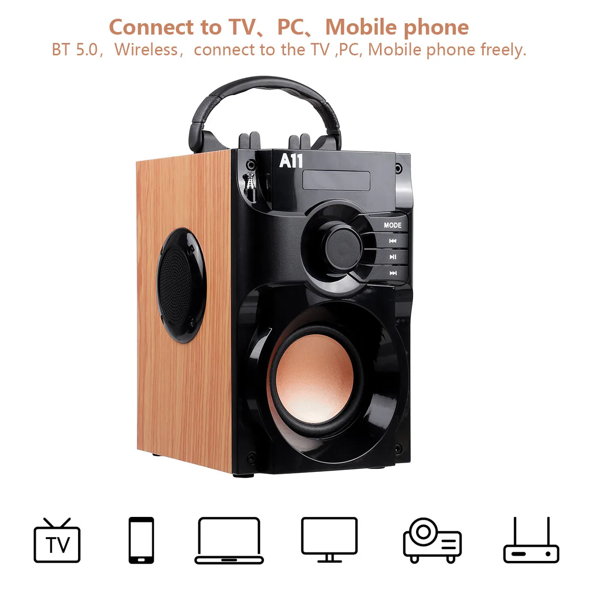 Bluetooth-колонки с пультом дистанционного управления и сабвуфером - купить по