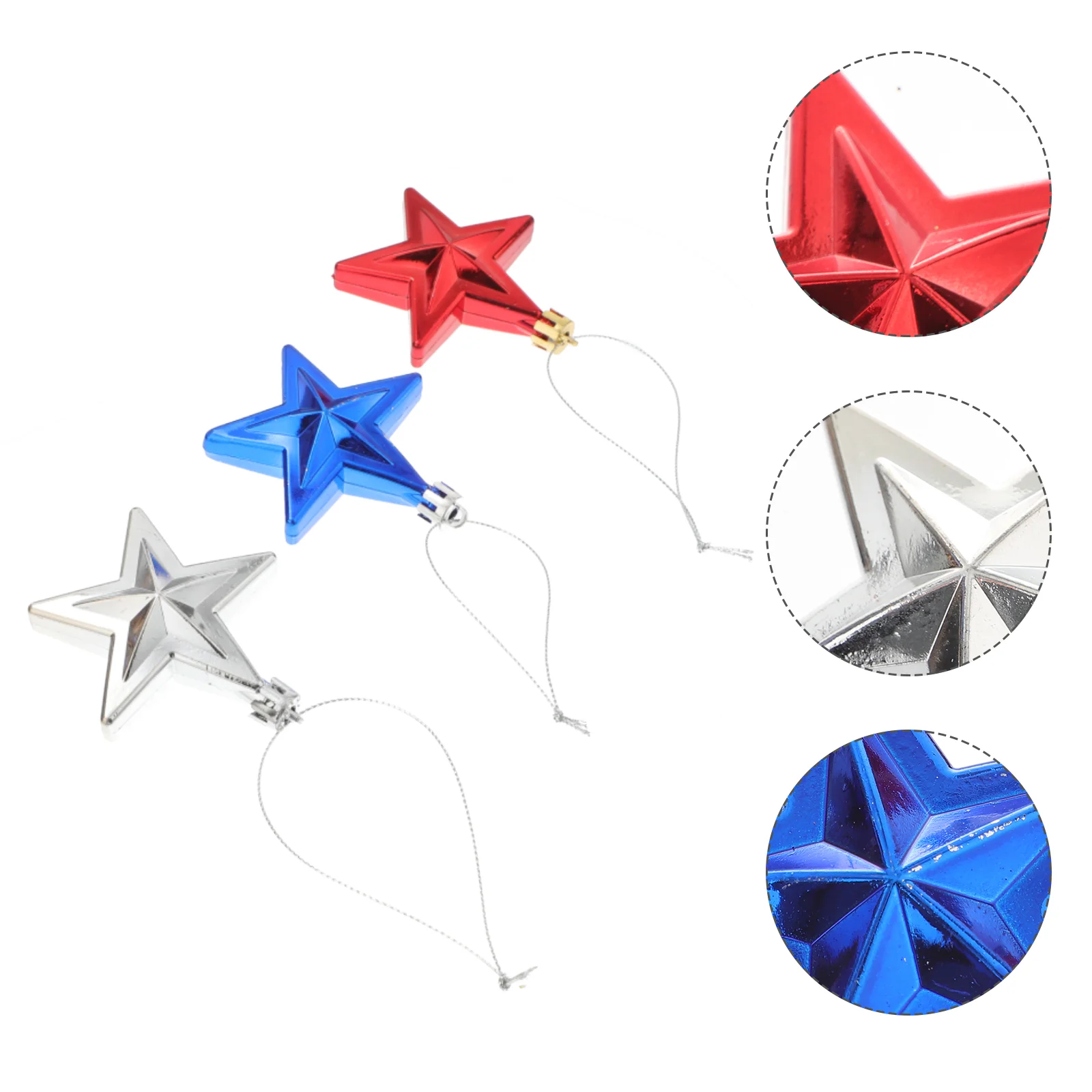 

July Decorationsstar Ornaments Fourth Independence Daytree Home Easter 4Th Patriotic The Supply Pendant Decor Hanging Topper