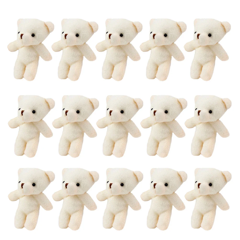 

18 Pcs Toys Mini Lovely Bear Decor Multi-function Figurines Christmas Portable Tiny Bears Wear-resistant Pendant Baby