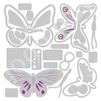 2022 easterpatterned butterfliesmetal cutting dies scrapbooking diy decoration craft embossing